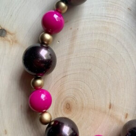 Chocolate Berry (16") - Pet Necklace - Pet Accessories - Picture 2 of 3